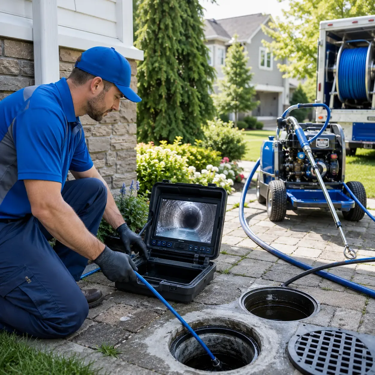 Outdoor drain cleaning professionals serving Forestdale, RI